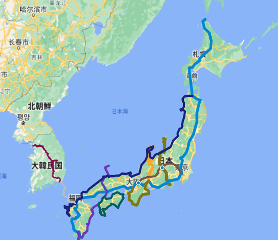 JapanVeloロードマップ